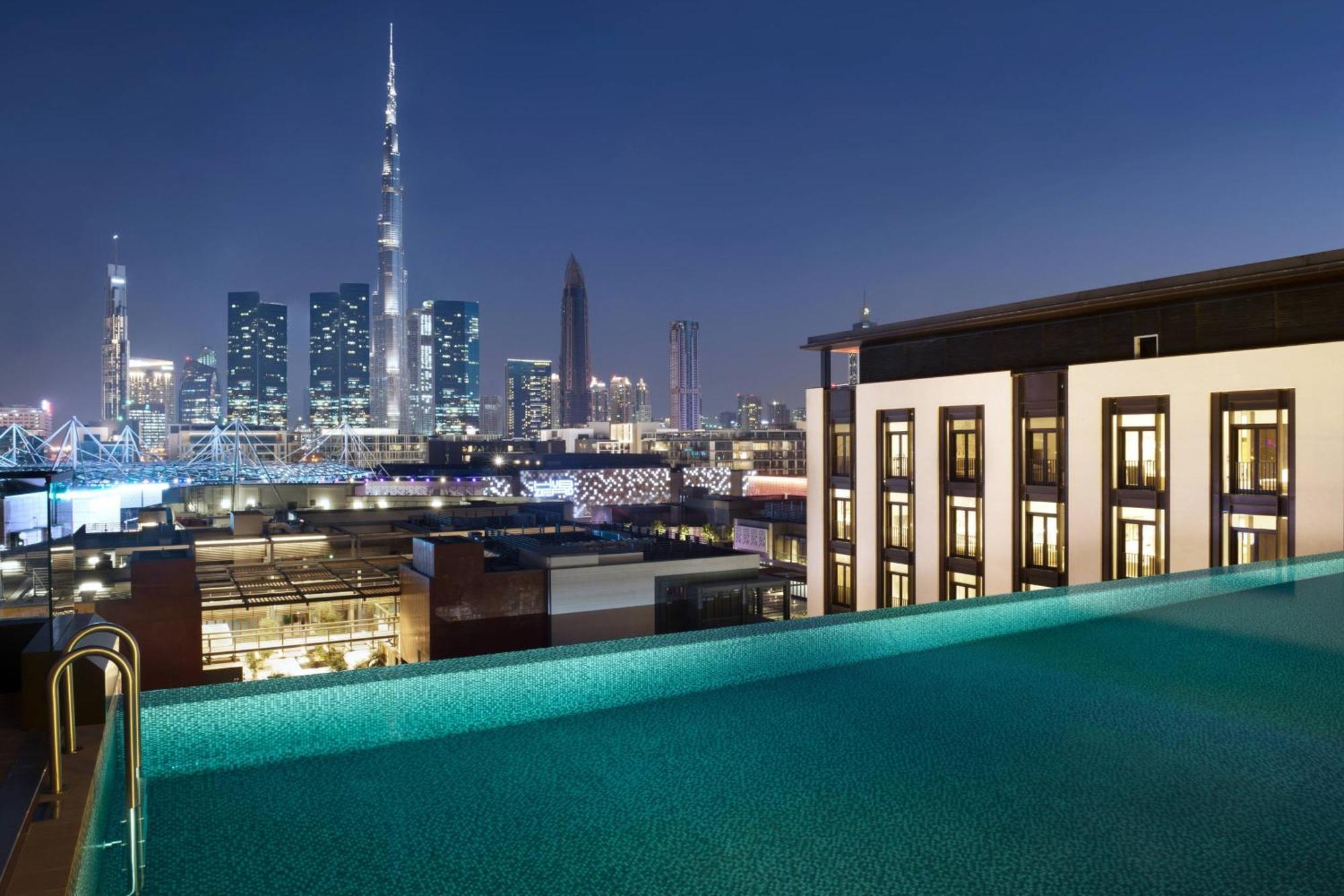La Ville Hotel & Suites City Walk Dubai, Autograph Collection Eksteriør billede View from the rooftop